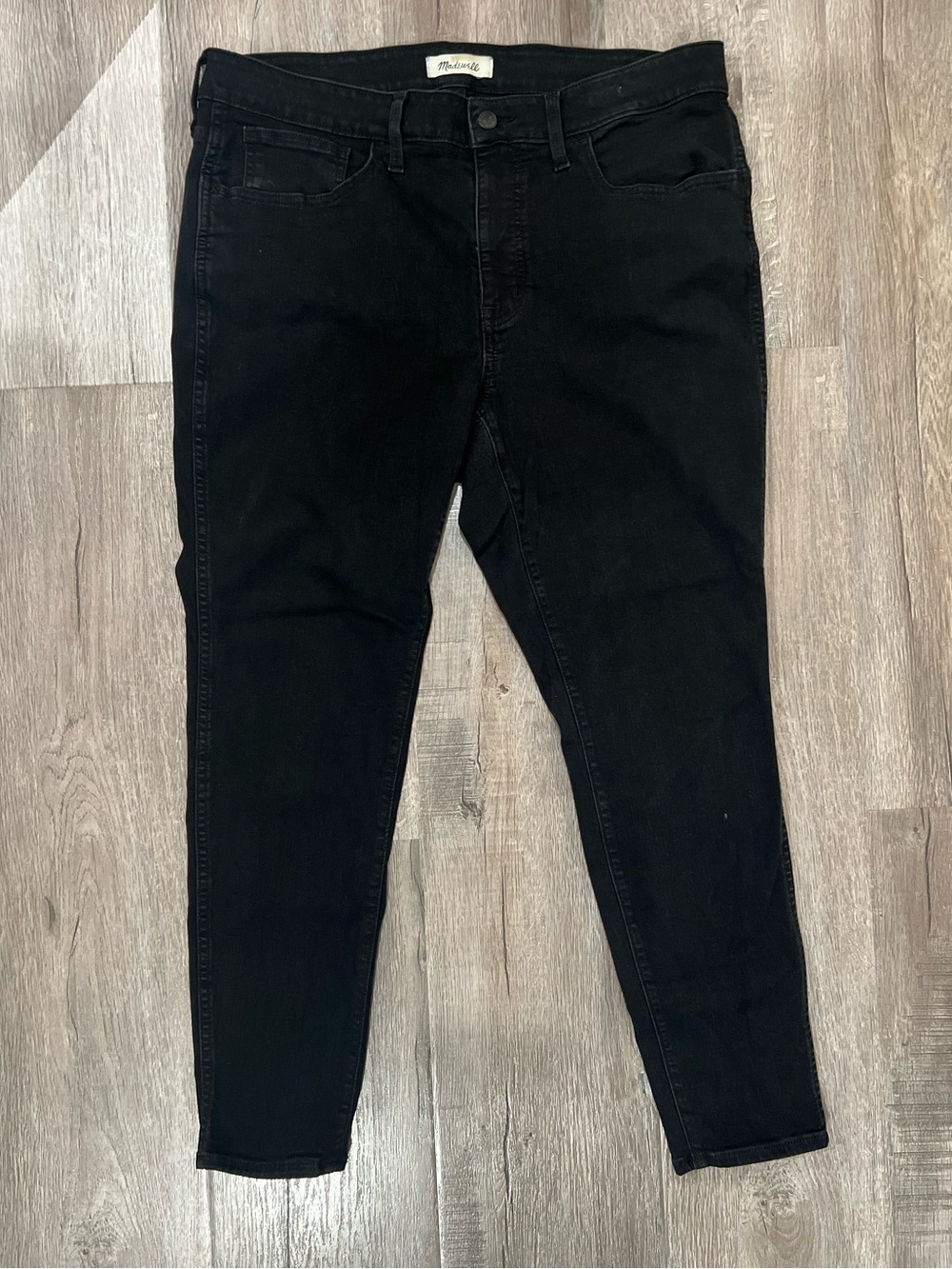 Madewell Plus Size Road Tripper Black Jeans